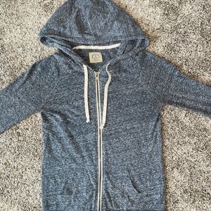 Lightweight zip-up hoodie